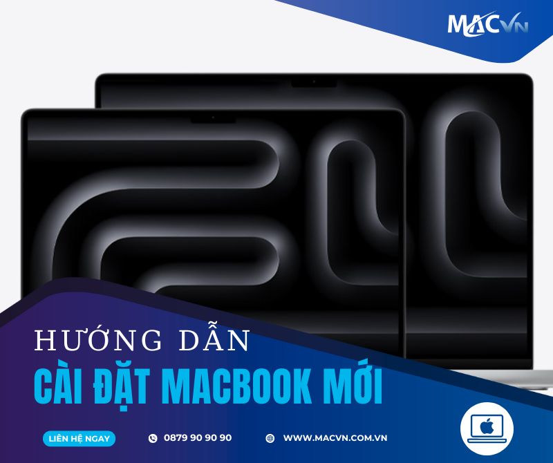 cài đặt macbook mới