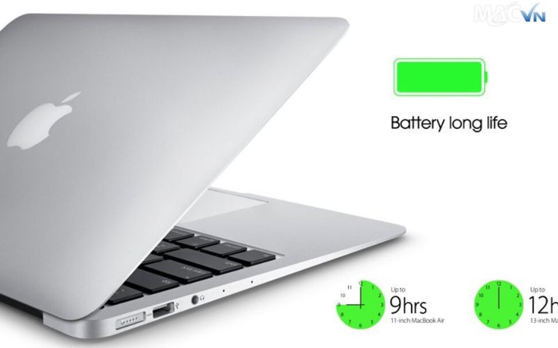 Thời lượng pin khủng, cho trải nghiệm tuyệt vời của MacBook