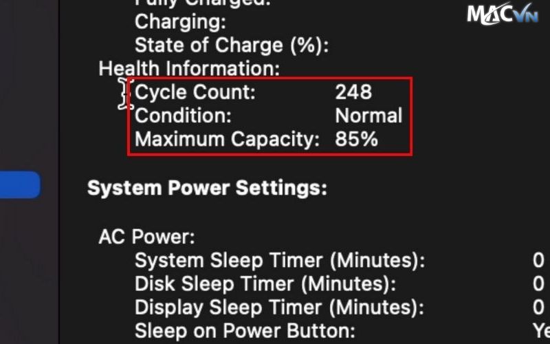 tinh trang hien tai pin macbook Pin Macbook chai bao nhiêu thì nên thay pin! tình trạng hiện tại pin Macbook