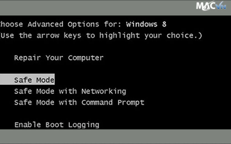 mo macbook ve che do an toan safe mode Cách Khắc Phục Lỗi Phần Cứng Macbook Thường Gặp Mở Macbook về chế độ an toàn Safe Mode