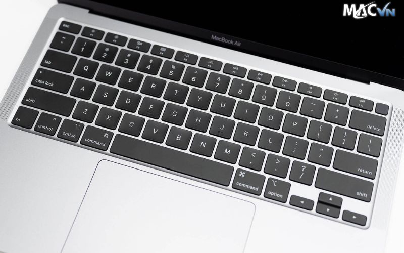 Bàn phím và trackpad của Macbook Air