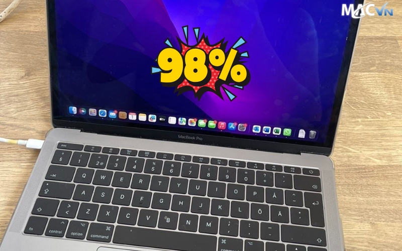 Laptop Macbook 98% giá rẻ, nguồn: MacVN