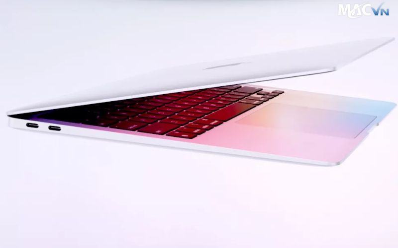 Thiết kế mỏng nhẹ, tiện dụng của Macbook Air