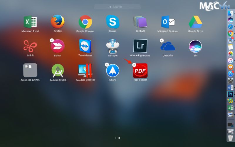 Xóa ứng dụng trên MacBook được tải về từ App Store bằng Launchpad