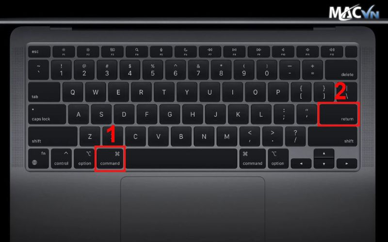Cách xuống dòng trong Excel Mac bằng tổ hợp phím tắt Command + Enter