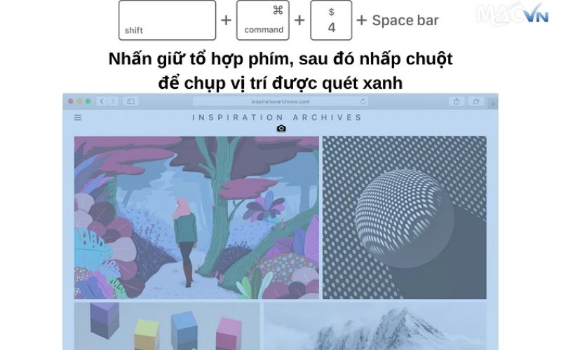 Chụp một cửa sổ hoặc menu nhất định