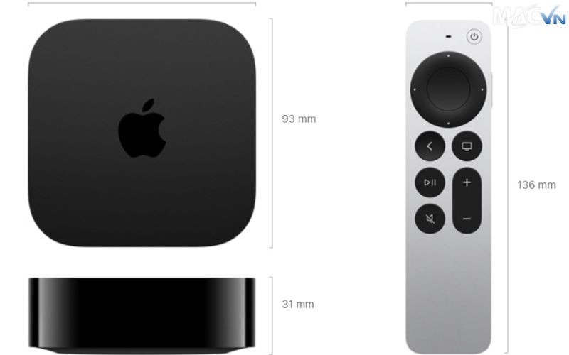 Thiết kế của Apple TV Box 