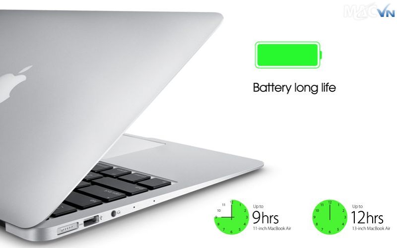 Tình trạng pin MacBook Air cũ