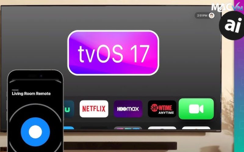 tvOS và siri của Apple TV Box