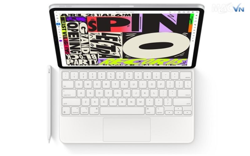 Apple Pencil, Macgic Keyboard và hệ điều hành iPad OSm của dòng iPad Pro M1