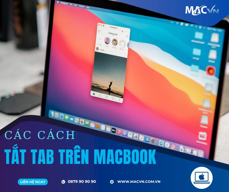 cách tắt tab trên macbook