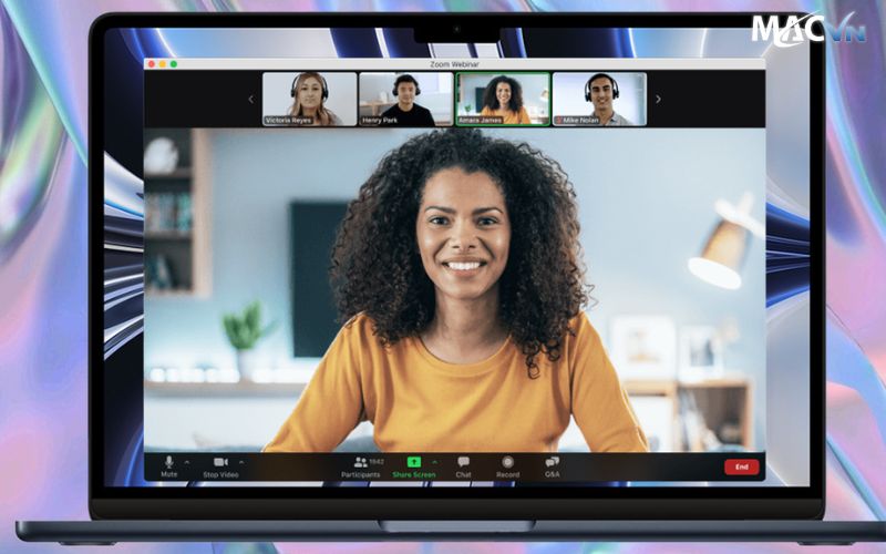 Hướng dẫn cách tắt Mirror My Video trên Zoom của MacBook
