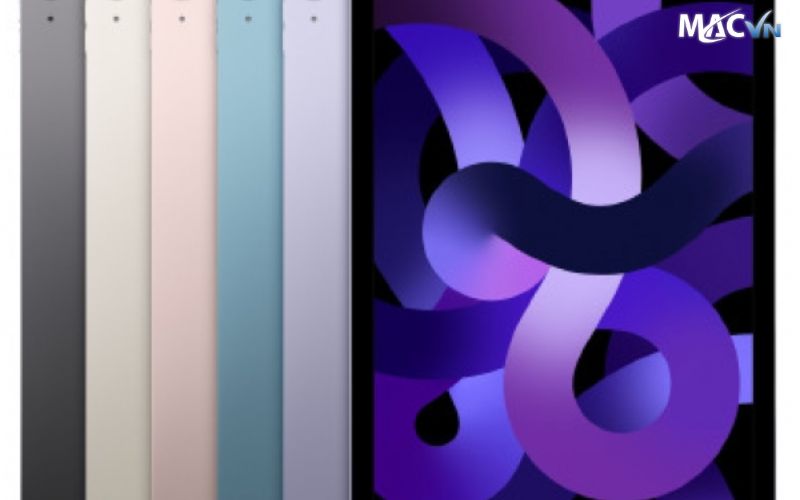 Thiết kế mỏng nhẹ, sang trọng của dòng iPad Air 5