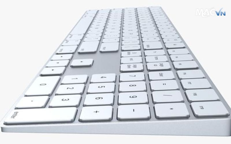 mat phim nghieng giup giam moi tay cua magic keyboard voi numeric keypad Magic Keyboard Với Numeric Keypad Mặt phím nghiêng giúp giảm mỏi tay của Magic Keyboard với Numeric Keypad