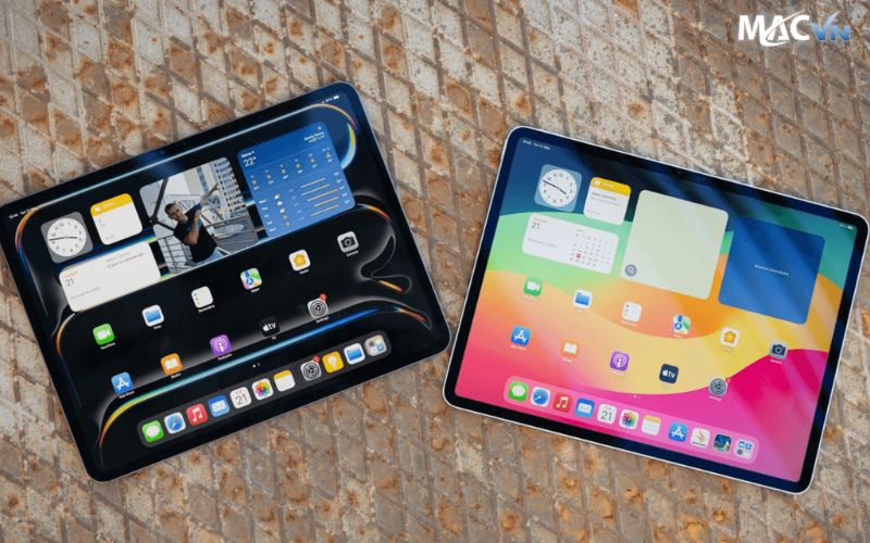 so sanh ipad pro m2 va m4 ve man hinh So Sánh iPad Pro M2 và M4 | Đánh Giá Chi Tiết Về Hiệu Năng, Thiết Kế, và Tính Năng Nổi Bật Màn hình của iPad Pro M2 và M4