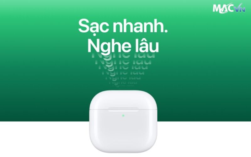thoi luong pin ben bi cua airpods 4 chong on Airpods 4 chống ồn Thời lượng pin bền bỉ của Airpods 4 chống ồn