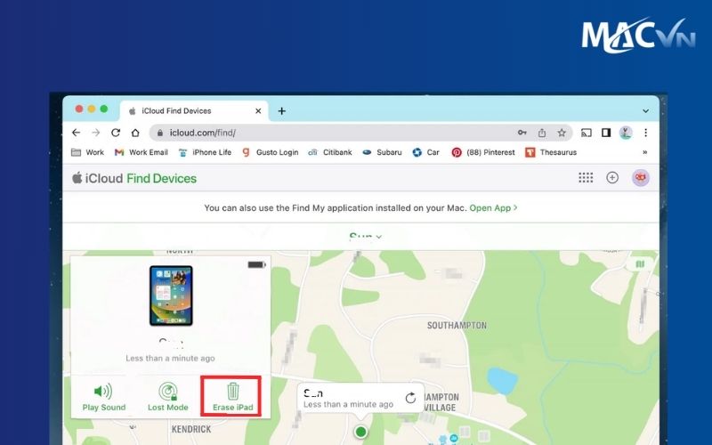 Mở khóa iPad bị vô hiệu hóa bằng iCloud