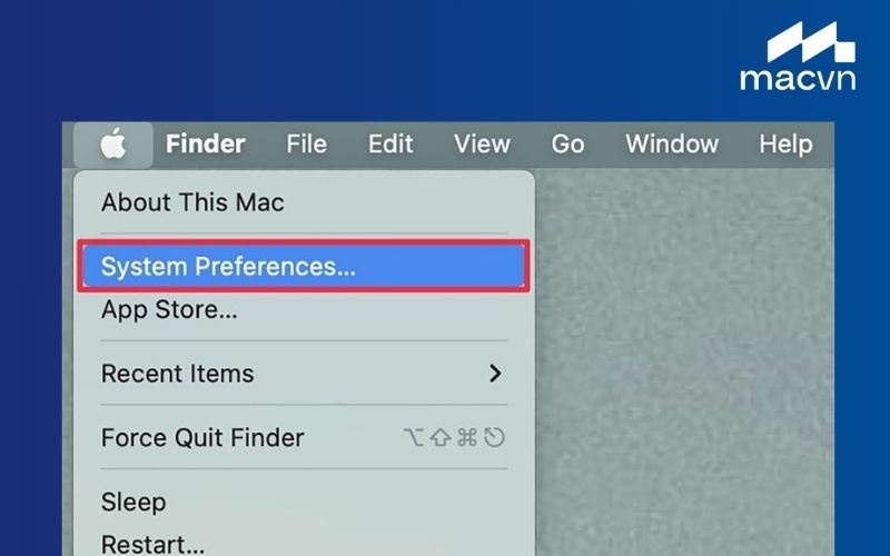 Bước 1: Vào System Settings (Cài đặt hệ thống).