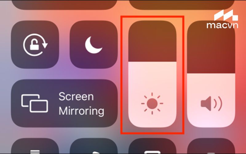 Giảm độ sáng màn hình ipad