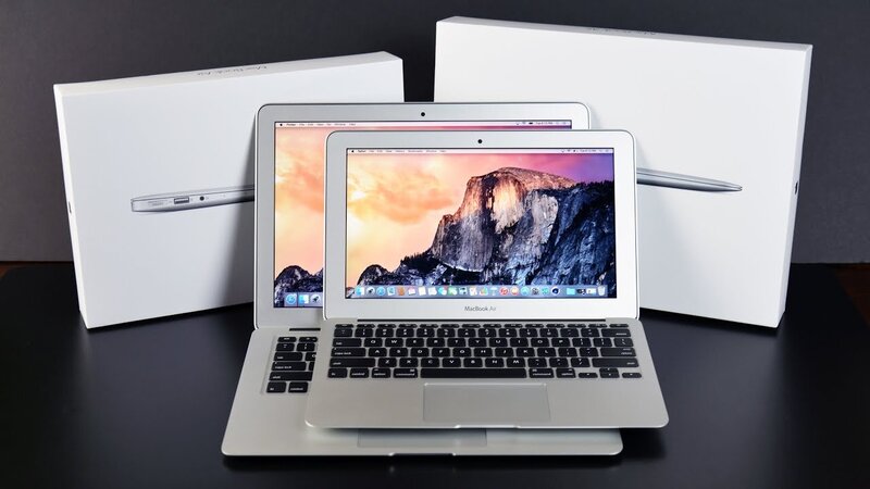 Các dòng Macbook Air phổ biến với thiết kế mỏng nhẹ