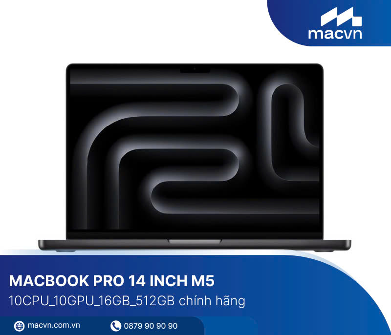 MacBook Pro 14 inch M5 chính hãng