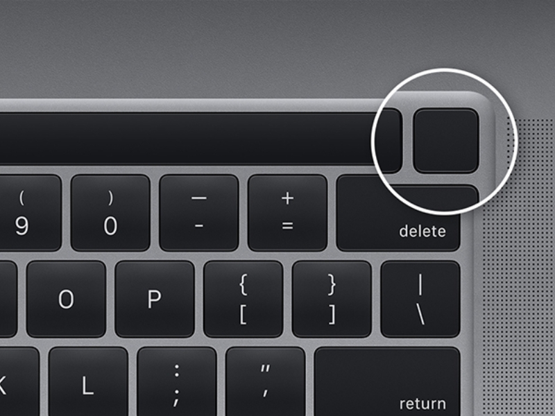 Tắt hoàn toàn Macbook và ngắt kết nối với bộ sạc trước khi thực hiện các thao tác