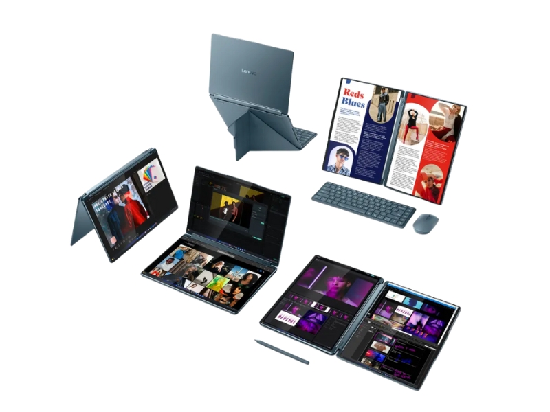 Lenovo Yoga Book 9 14IAH10 với thiết kế mỏng nhẹ, sang trọng Lenovo Yoga Book 9 14IAH10 với thiết kế mỏng nhẹ, sang trọng