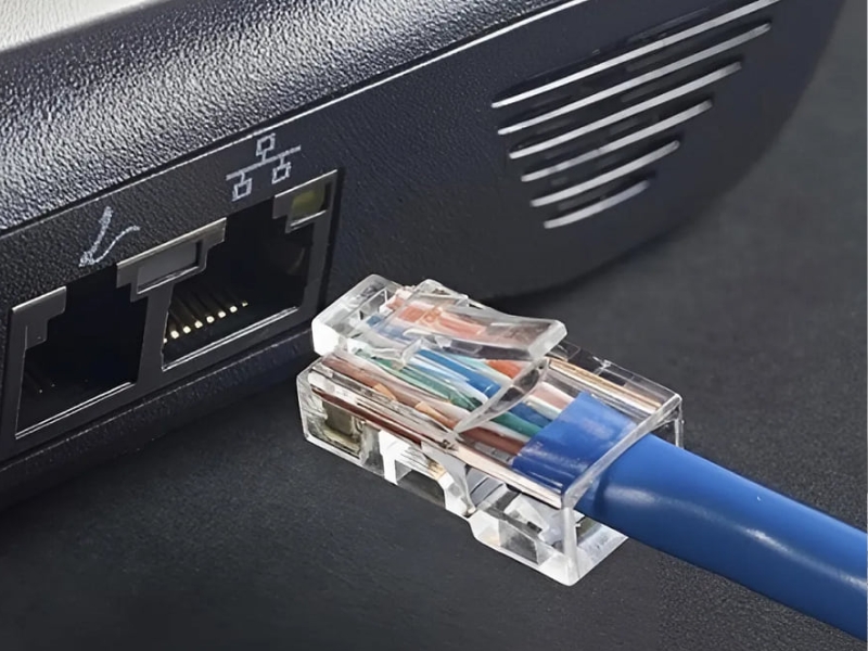 Xem xét lại các đầu cắm và dây dẫn để loại trừ khả năng mất mạng do lỏng cáp, đứt dây