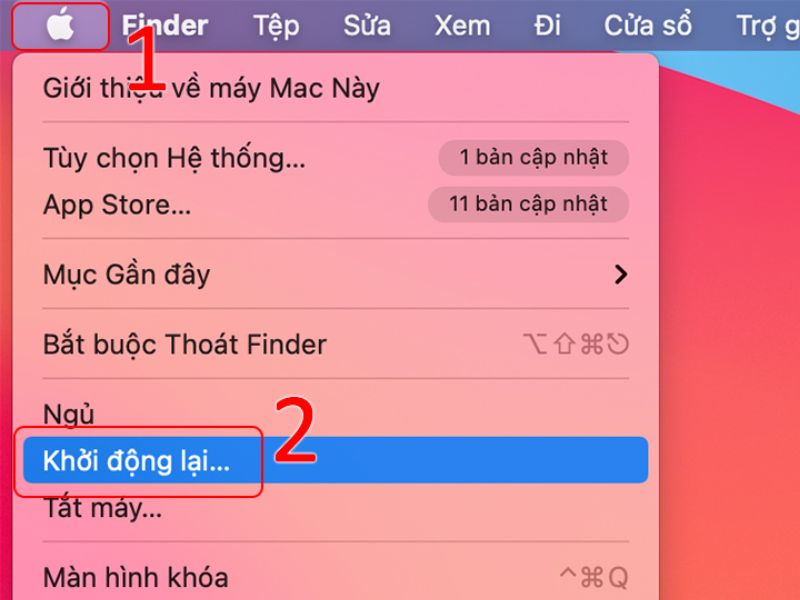 Hướng dẫn khởi động lại iMac