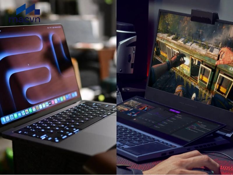 MacBook xử lý tác vụ chuyên nghiệp nhanh chóng